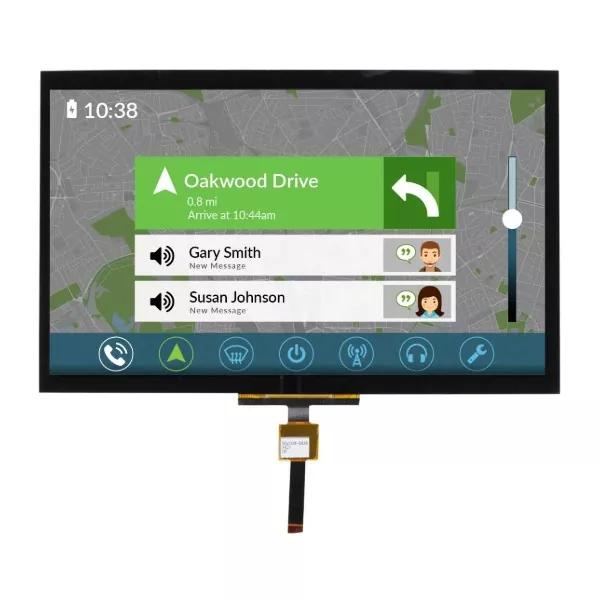 10,1 inch HD TFT moduli cum CTP