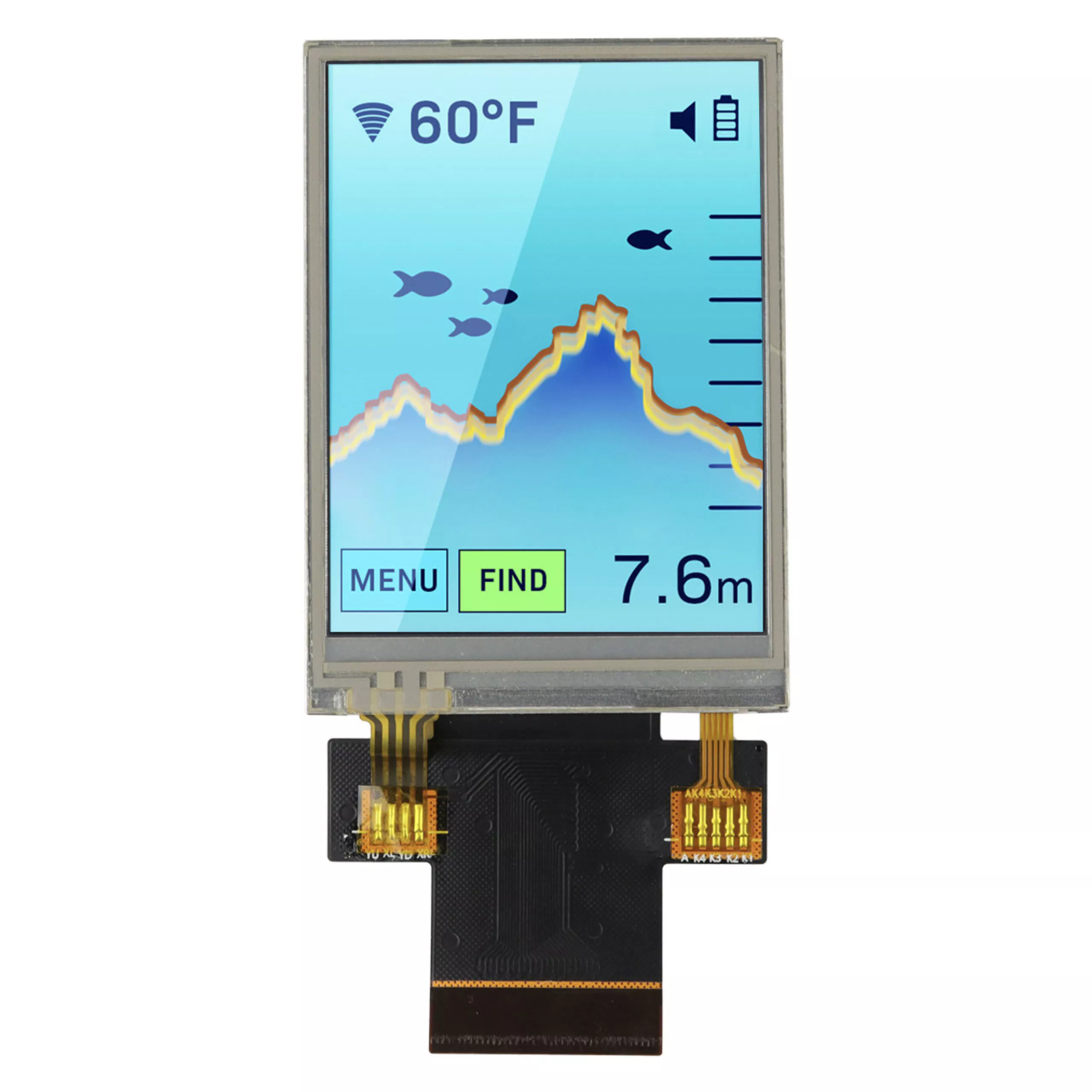 2.6 inch resistentia tactu IPs TFT moduli