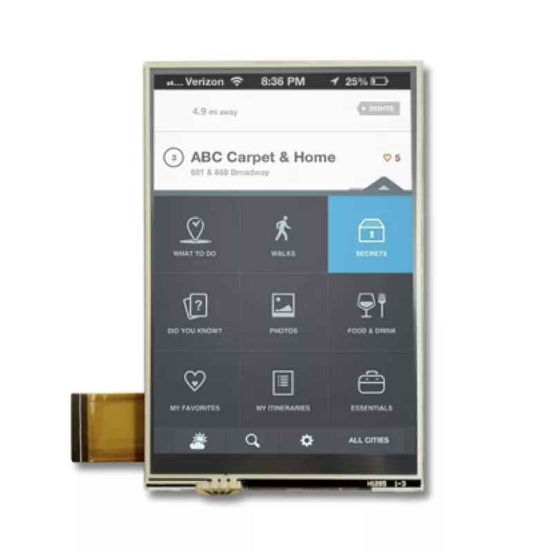 3,5 '' 320x480 Resistentia tfle Module