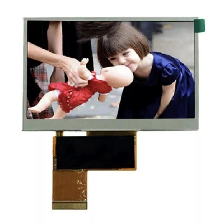 4,3 digitis 480x272 tft moduli