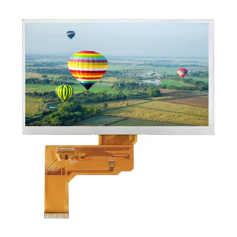 VII inch wide temperatus tft moduli